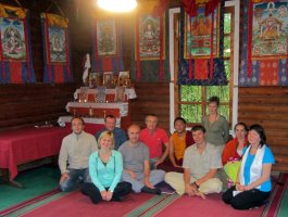 Учения и тренинги с ламой Сопа из Тритен Норбутце монастыря в августе 2014г.